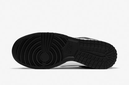 Tofarvet sort/hvid low-top court sneaker