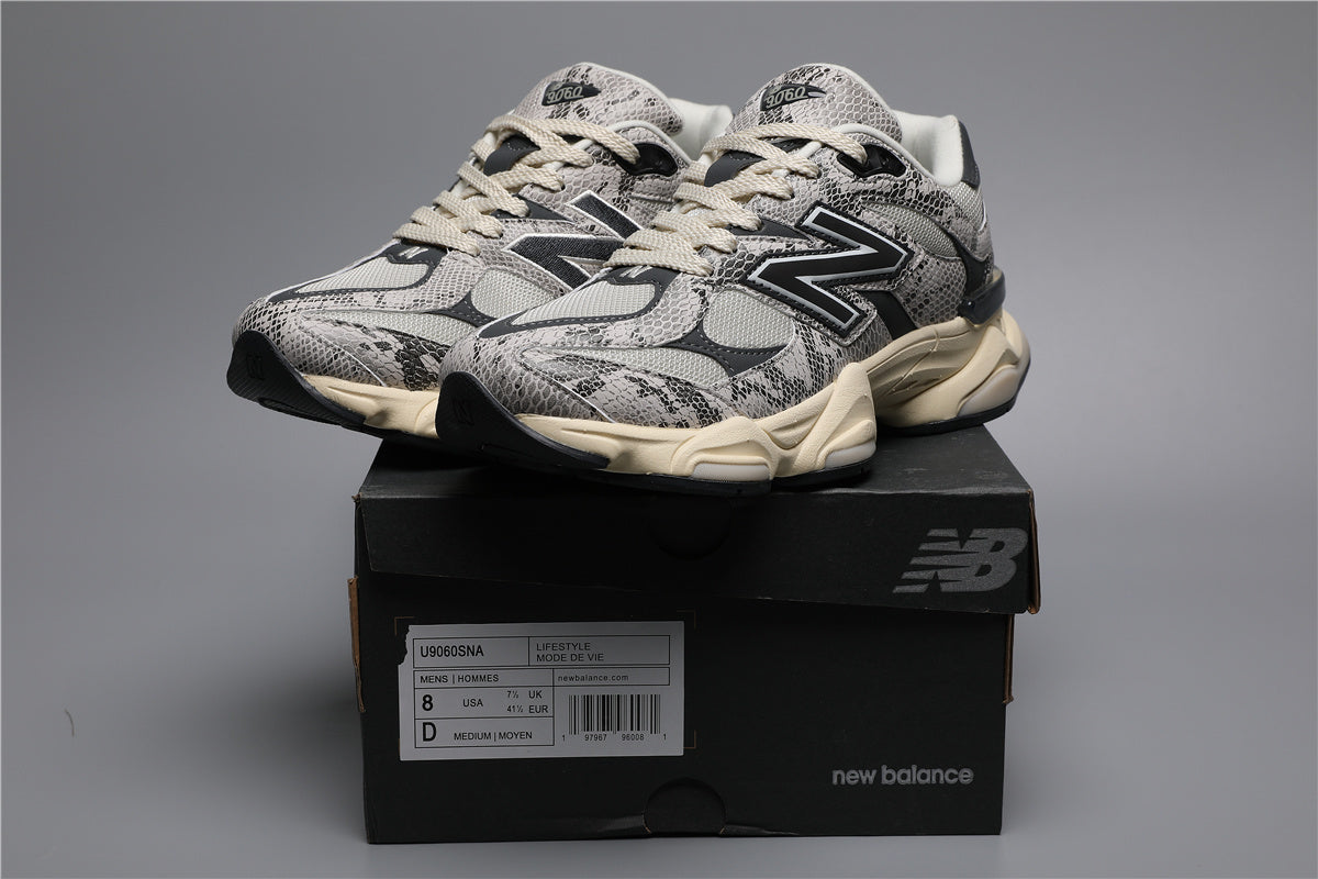 NB 9060 Noir Gris Motif Serpent SNA
