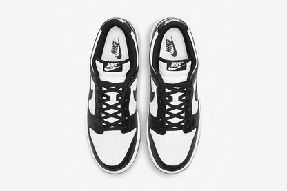 Tofarvet sort/hvid low-top court sneaker