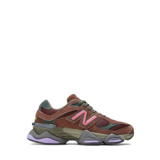 baskets 9060 Rich Oak with NB Burgundy